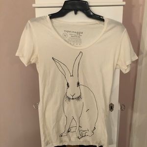 Supermaggie rabbit graphic t-shirt